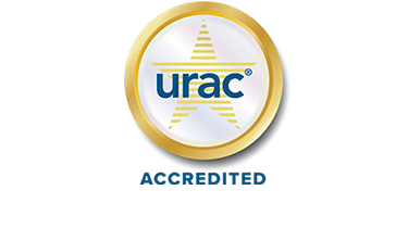 URAC accreditation seal Health Care Call Center