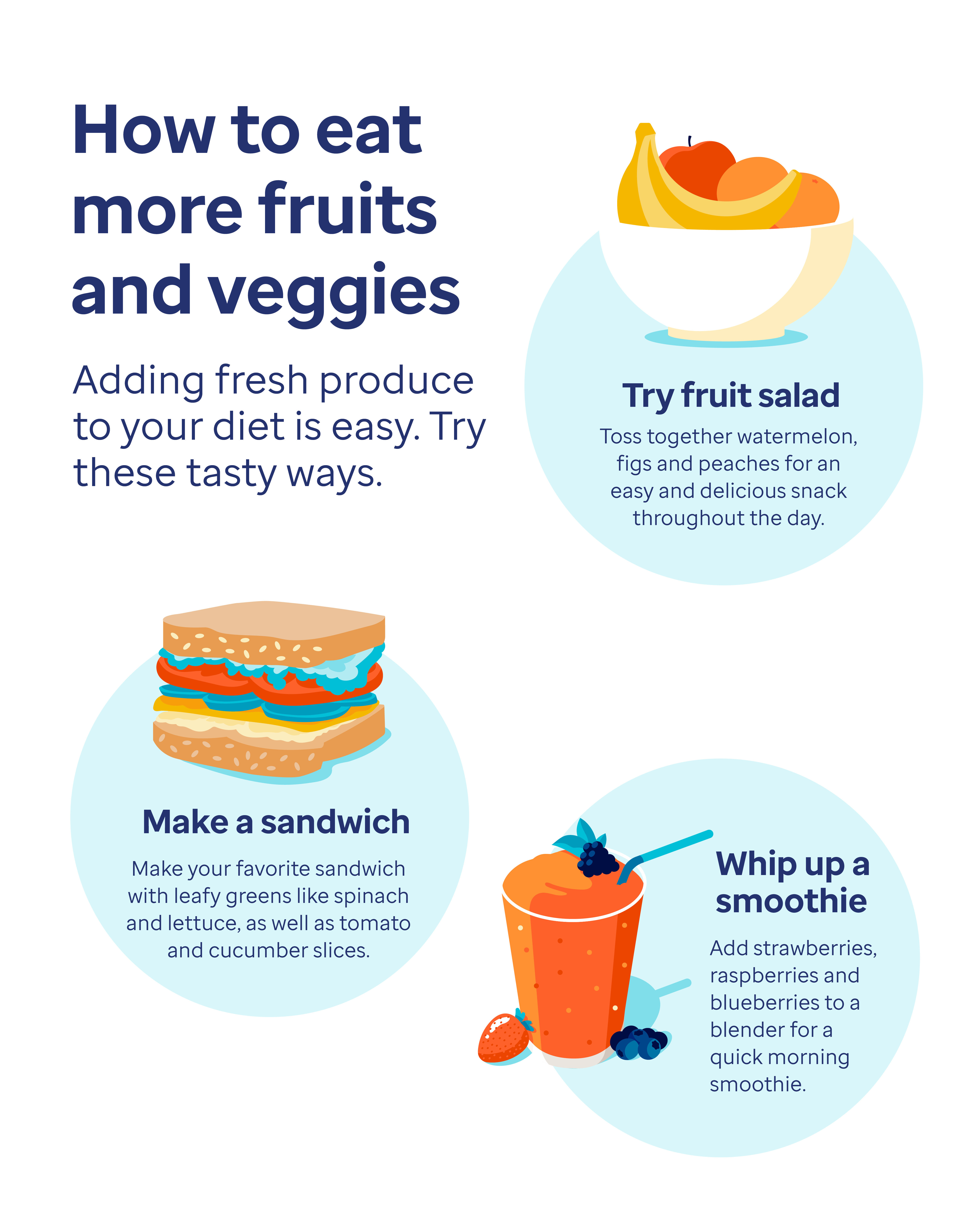 How to eat more fruit and veggies
